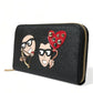 Elegant Continental Leather Zipper Wallet