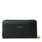 Elegant Continental Leather Zipper Wallet