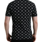Elegant Crown Motif Cotton Polo Tee