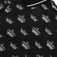 Elegant Crown Motif Cotton Polo Tee