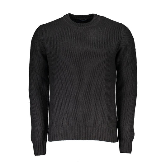 Gray Cotton Men Sweater