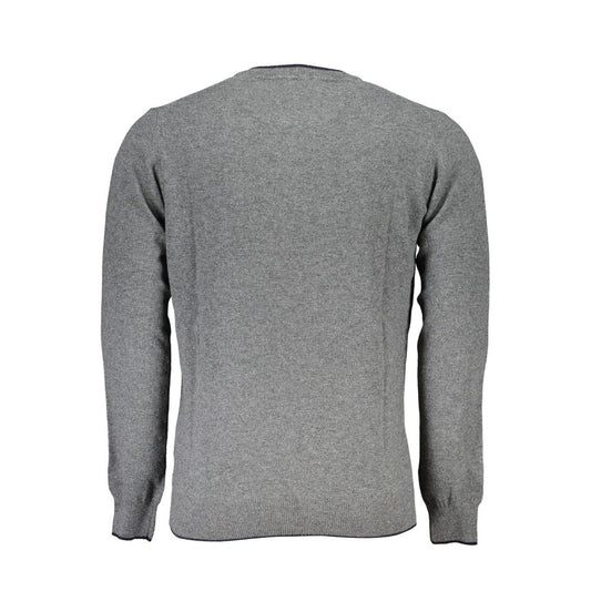 Gray Polyamide Men Sweater