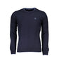 Blue Polyamide Men Sweater