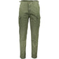 Green Cotton Men Trouser