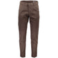 Brown Cotton Mens Trouser