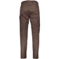 Brown Cotton Mens Trouser