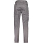 Gray Cotton Men Trouser