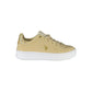 Beige Polyester Women Sneaker