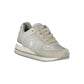 Silver Polyester Women Sneaker