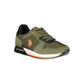 Green Polyester Men Sneaker