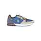 Blue Polyester Men Sneaker