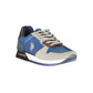 Blue Polyester Men Sneaker