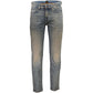 Blue Cotton Men's Jeans