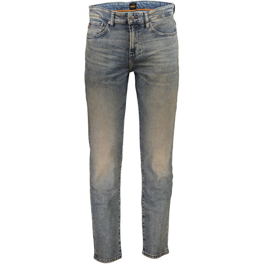 Blue Cotton Men's Jeans