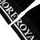 Sleek Black Velvet Joggers - Timeless Elegance
