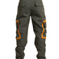 Elegant Cargo Cotton Blend Joggers
