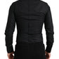 Elegant Black Slim Fit Dress Shirt