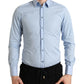 Elegant Slim Fit Sky Blue Dress Shirt