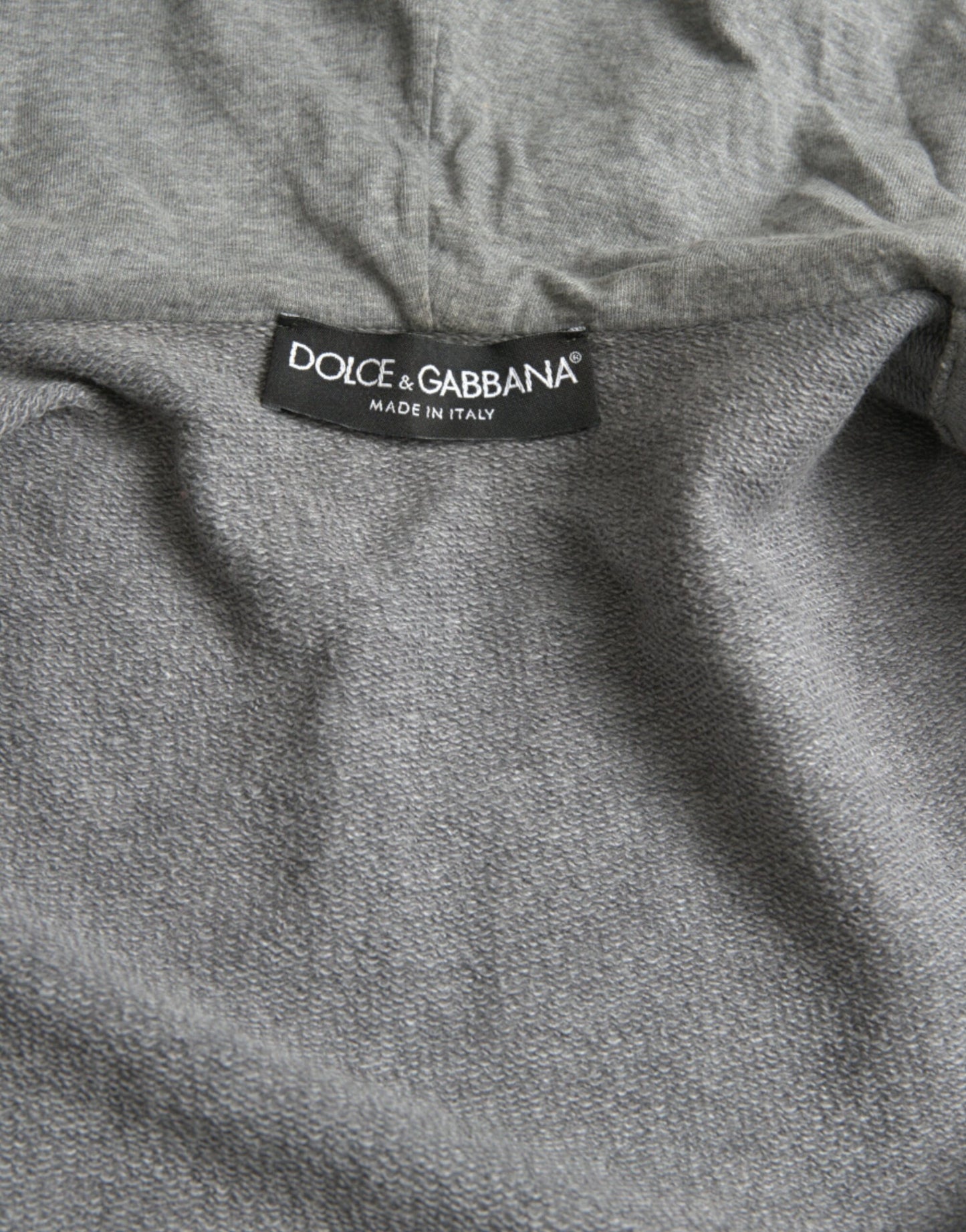 Chic Melange Grey Full-Zip Hooded Sweatshirt