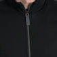 Elegant Full Zip Black Sweater