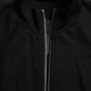 Elegant Full Zip Black Sweater