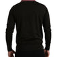 Elegant Wool Pullover Sweater in Brown