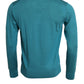 Elegant Silk Crew Neck Pullover Sweater