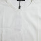 Elegant White Sleeveless Crew Neck Tank