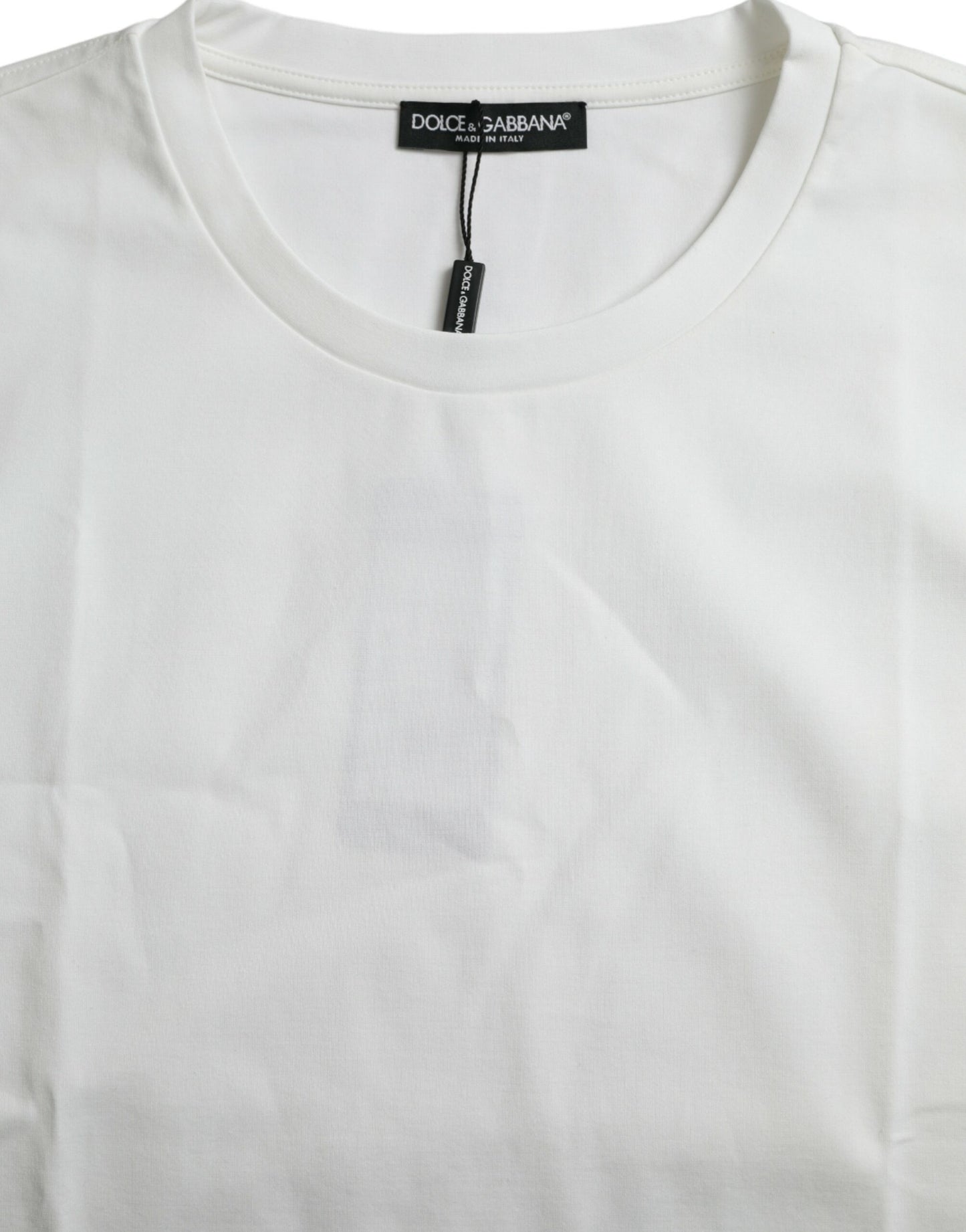 Elegant White Sleeveless Crew Neck Tank