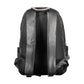 Black Polyethylene Men Backpack