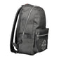 Black Polyethylene Men Backpack