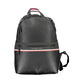 Black Polyethylene Men Backpack
