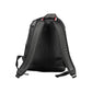 Black Polyethylene Men Backpack