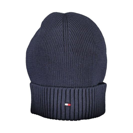 Blue Cotton Men Cap