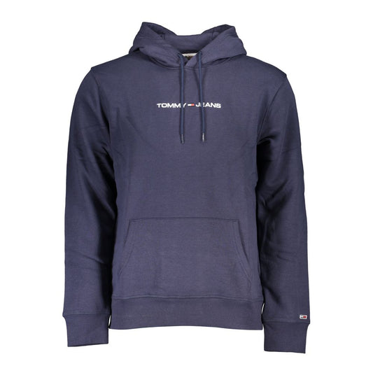 Blue Cotton Men Sweater