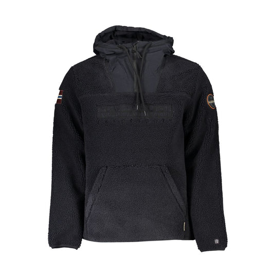 Black Polyester Men Sweater