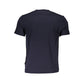 Blue Cotton Men T-Shirt
