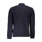 Blue Cotton Men Polo Shirt
