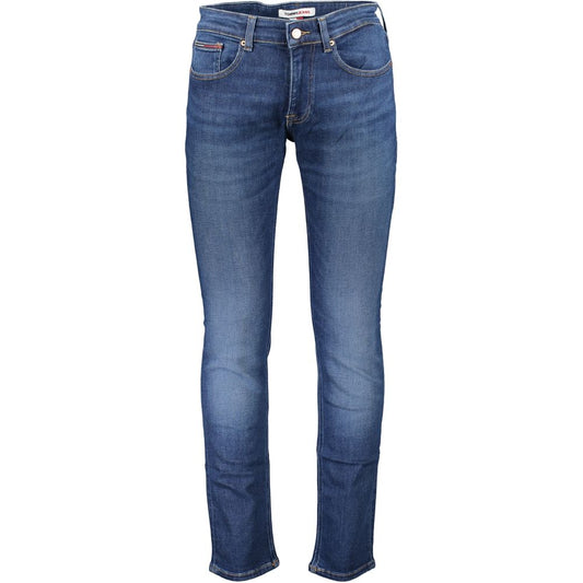 Blue Cotton Men Jeans