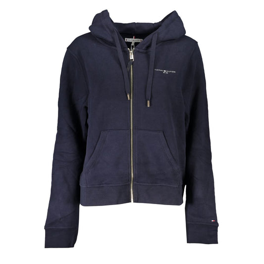 Blue Cotton Women's Sweatshirt