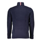 Blue Cotton Men Sweater