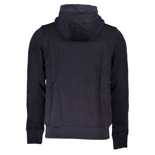 Blue Cotton Men Sweater