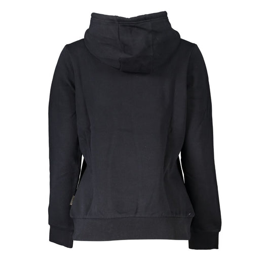 Black Cotton Women Sweater