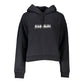 Chic Black Fleece Hooded Sweatshirt