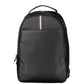 Black Polyethylene Men Backpack