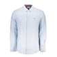 Light Blue Cotton Men Shirt