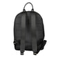 Black Polyester Women Backpack
