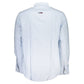 Light Blue Cotton Men Shirt