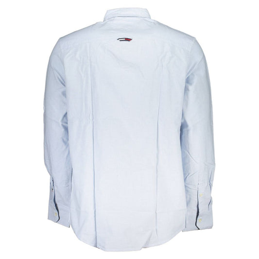 Light Blue Cotton Men Shirt