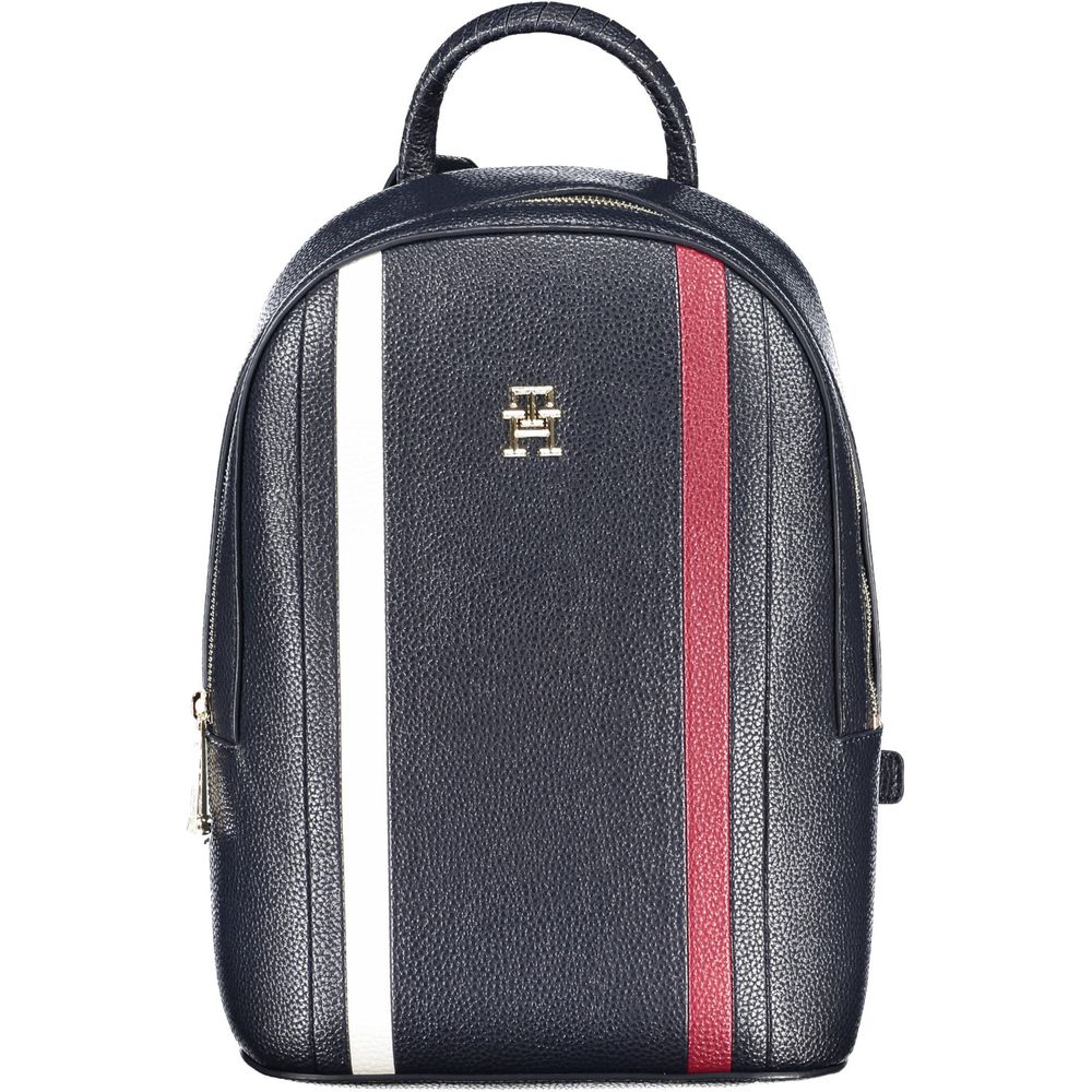 Blue Polyethylene Women Backpack